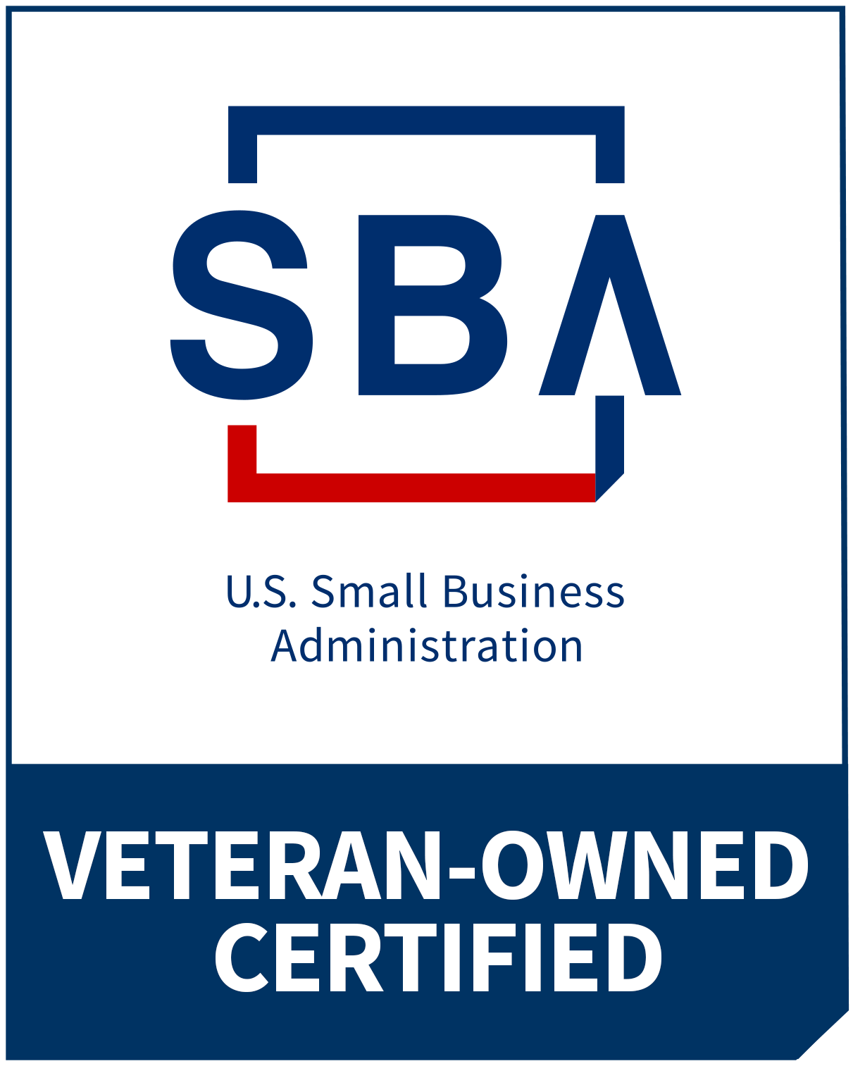 SBA Veteran-Owned Small Business Certified seal, U.S. Small Business Administration